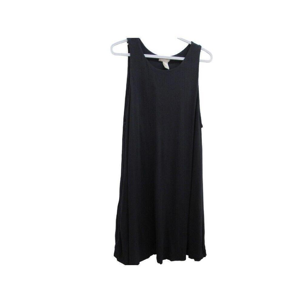 Basic Womens Maternity Navy Blue Sleeveless Maxi Dress With Pockets Size…